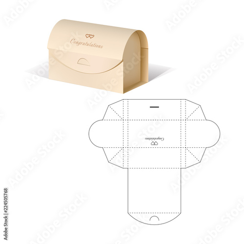 Retail Box with Blueprint Template