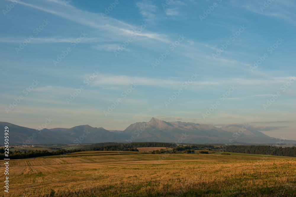 view of high tatras Krivan mountain Slovakia view of high tatras Krivan mountain Slovakia