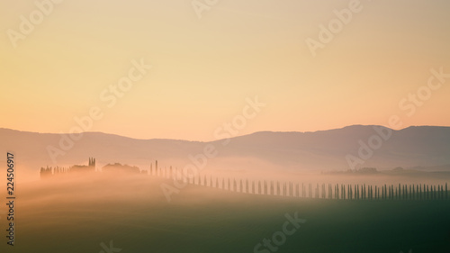 Misty Morning in Tuscany