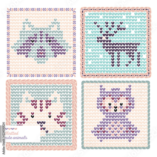 Knitted animals