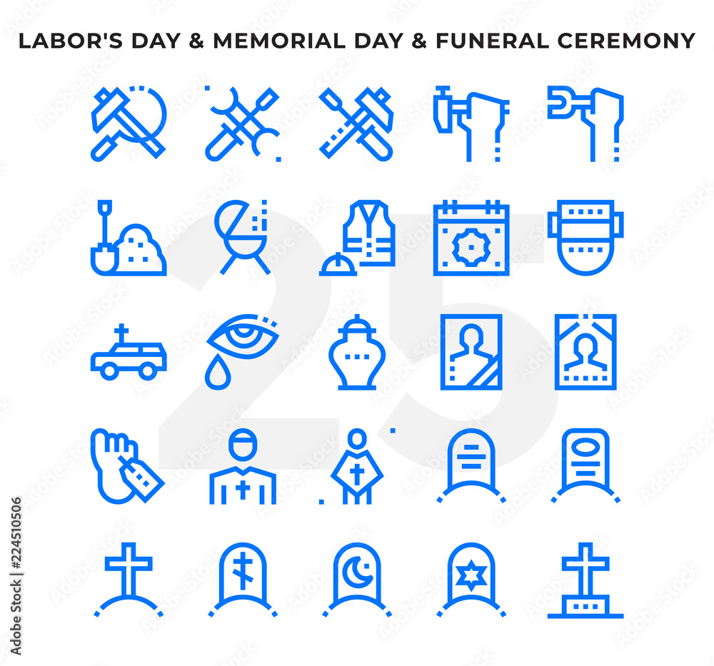 Dashed Outline Icons Pack for UI. Pixel perfect thin line vector icon set for web design and website application.