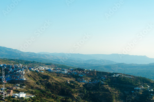 Landscape of chefchaouen, morocco