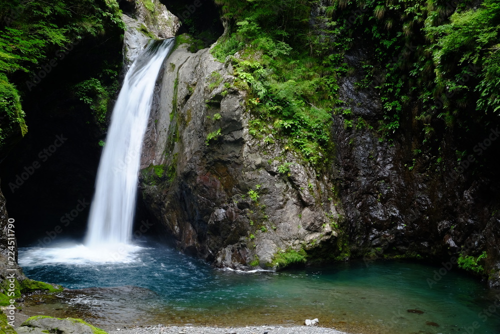 滝と岩