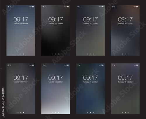 Business vertical hd backgrounds for smartphone screen mobile wallpaper set