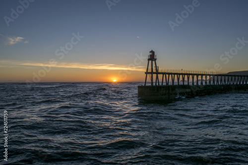 Whitby East Pier Sunrise