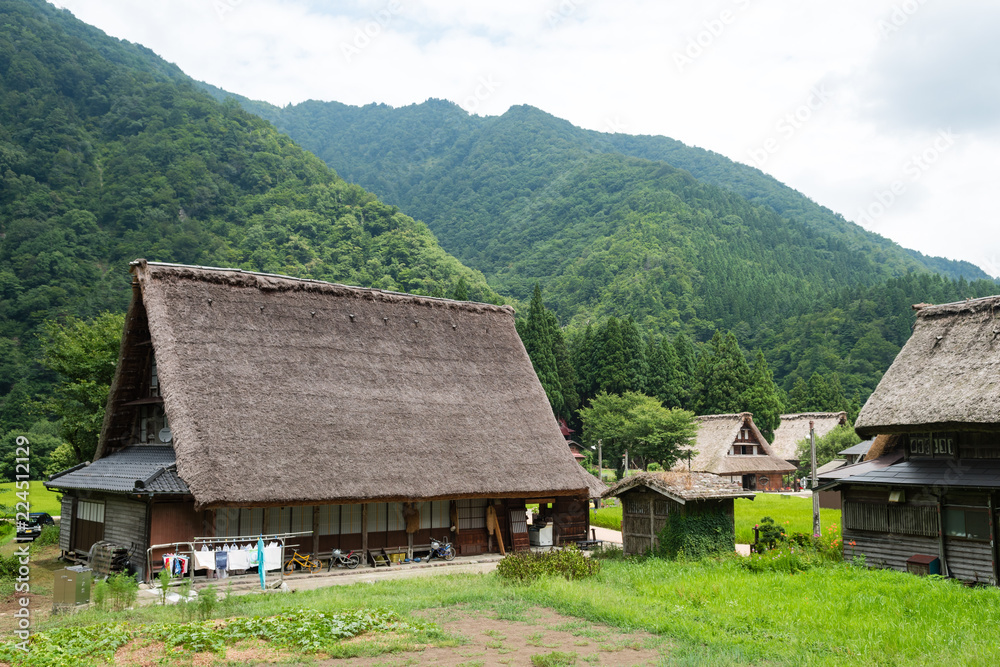 traditional Japanese village at shirakawago, Japan traditional Japanese village at shirakawago, Japan