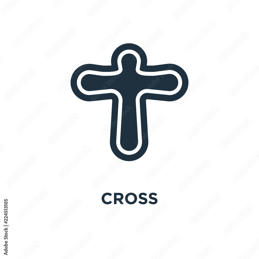 Obraz premium cross icon