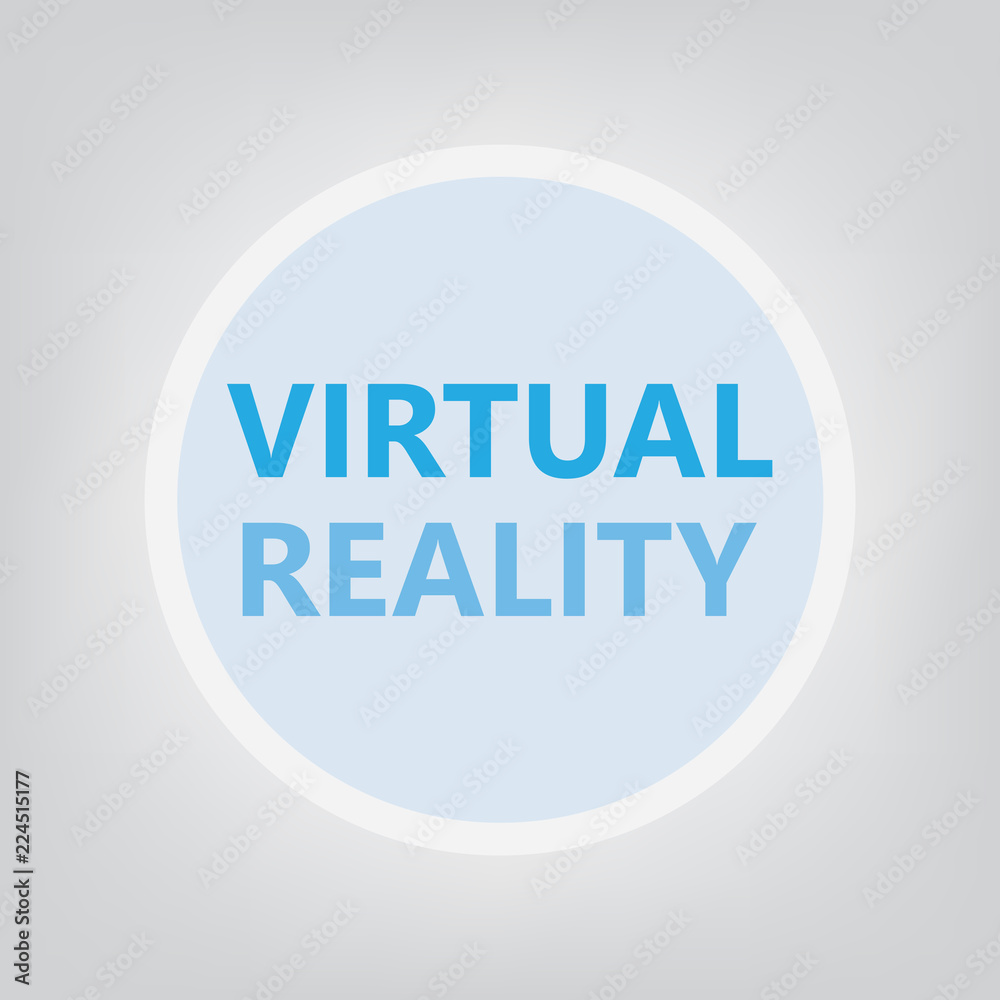 virtual reality concept- vector illustration