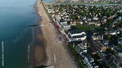 Aerial view of Cabourg in Normandy, photo