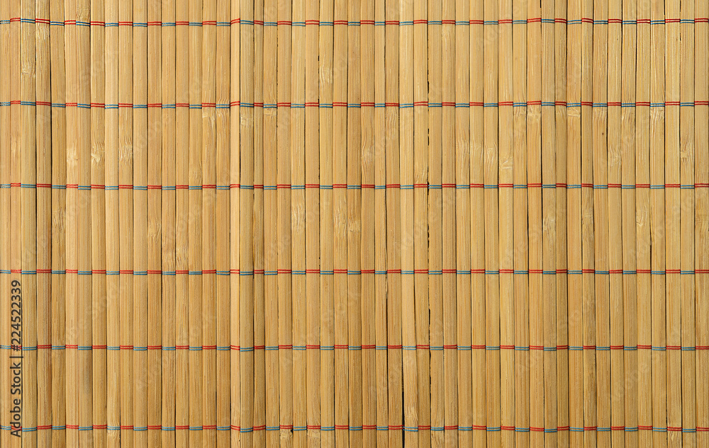 Sushi roll bamboo mat as background. Sushi roll bamboo mat as background.