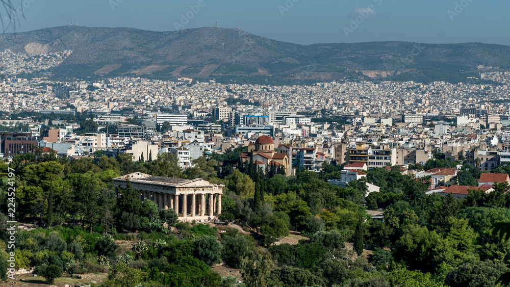 Obraz premium Temple of Hephaestus in the Agora of Athens