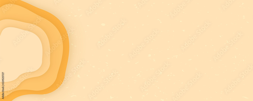 Horizontal background with papercut shape. Vector illustration. Horizontal background with papercut shape. Vector illustration.
