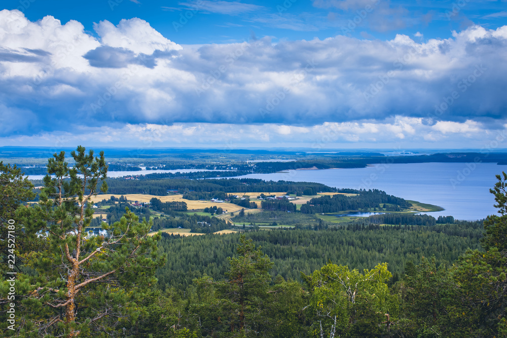 Landscape from Sotkamo, Finland.