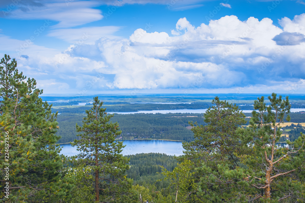Landscape from Sotkamo, Finland.