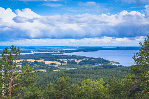Landscape from Sotkamo, Finland.