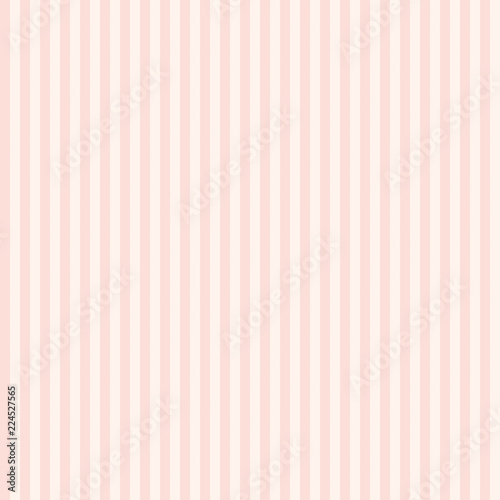 Seamless vertical stripe pattern, pink pastel pale colors. Vector abstract background, design for fabric, textile, fashion, wedding design, pillow case, gift wrapping paper; web.