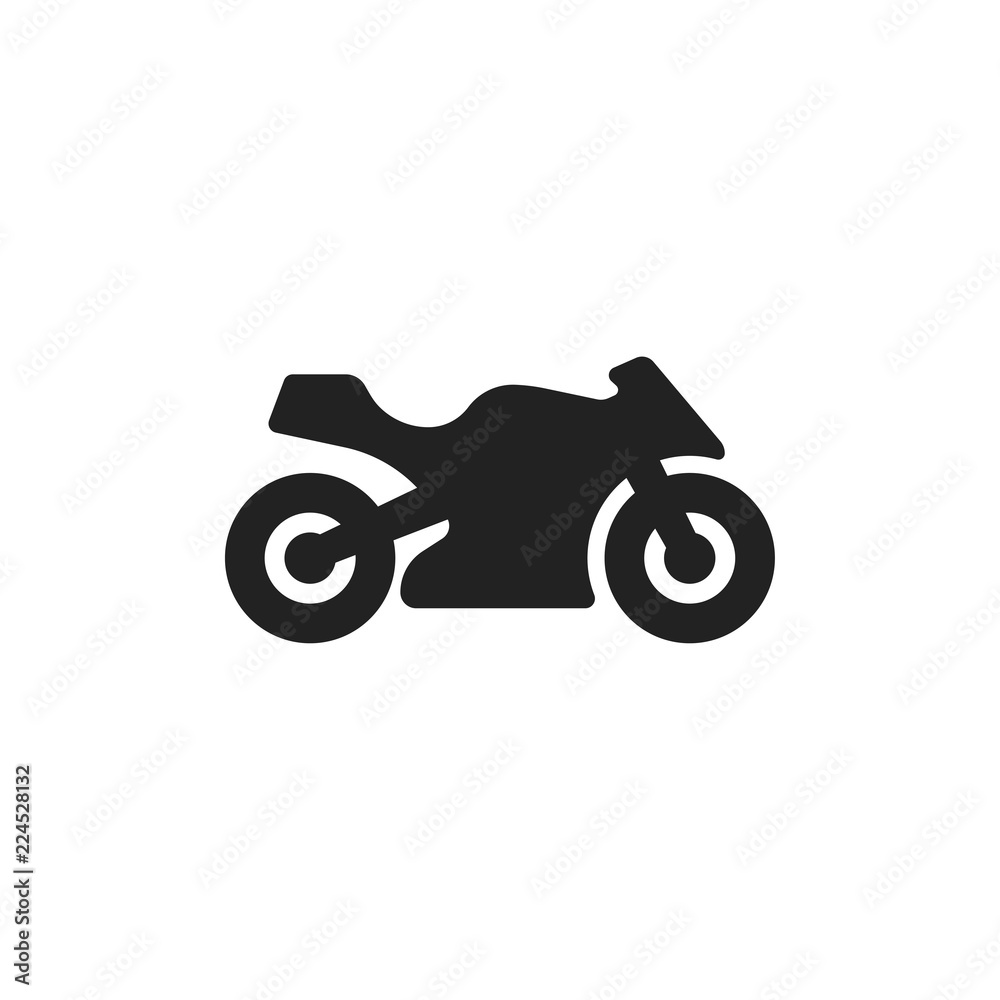 Motorcycle icon. Sport bike. Vector Motorcycle icon. Sport bike. Vector