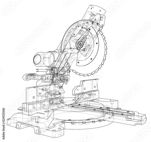 Mitre saw blade concept