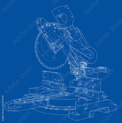 Mitre saw blade concept