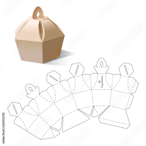 Retail Box with Blueprint Template