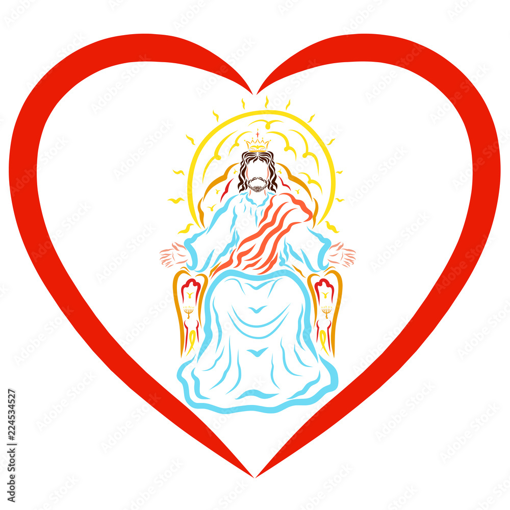 Lord Jesus ruling in the heart, Blessing of the Heavenly King Lord Jesus ruling in the heart, Blessing of the Heavenly King