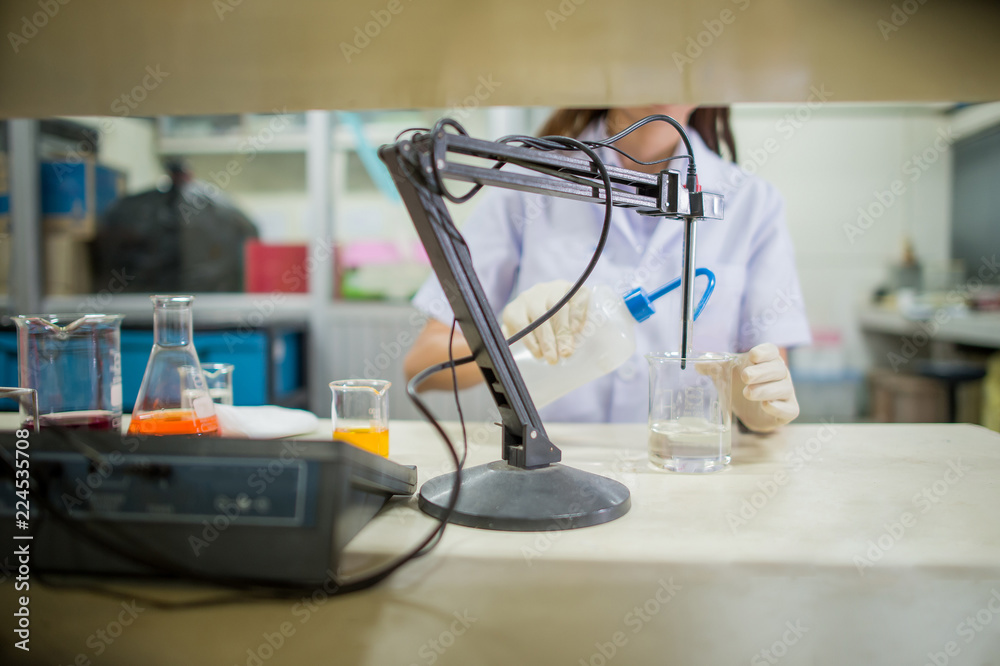 tool and equipment in the laboratory with scientist background tool and equipment in the laboratory with scientist background