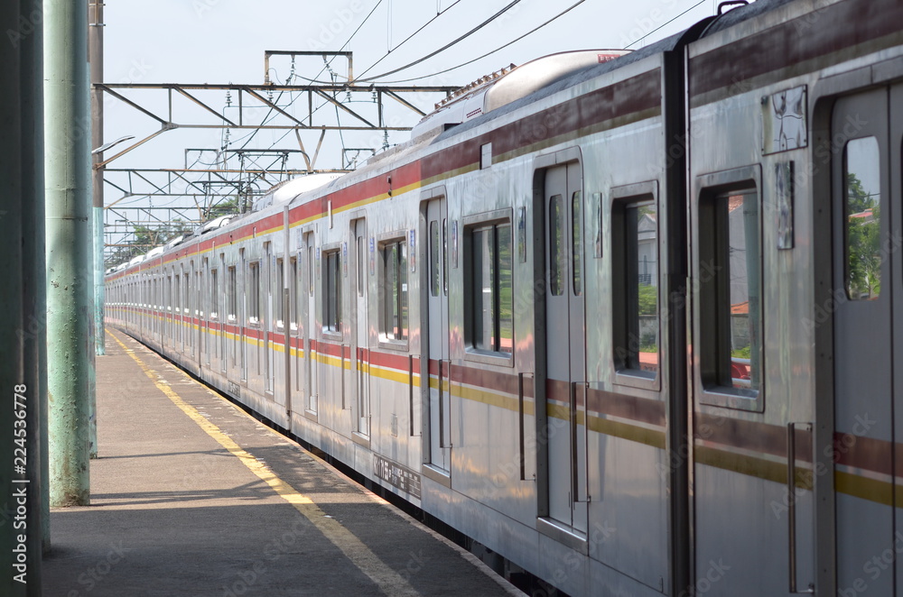 Obraz premium train at the station