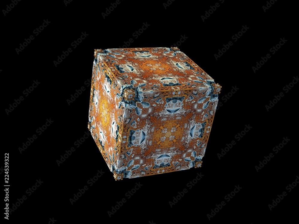 fractal abstract mathematics box computer generated illustration fractal abstract mathematics box computer generated illustration