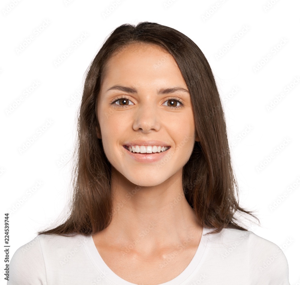 Portrait of a Smiling Woman Portrait of a Smiling Woman