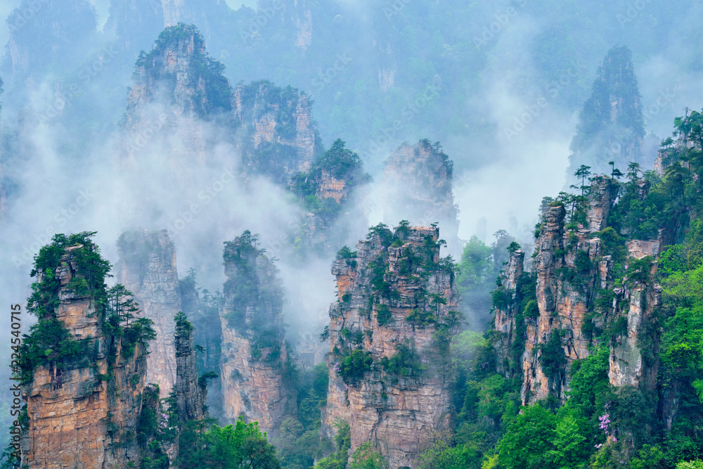 Fototapeta premium Zhangjiajie mountains, China