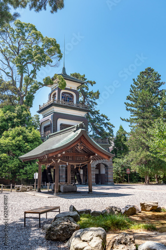 尾山神社境内風景