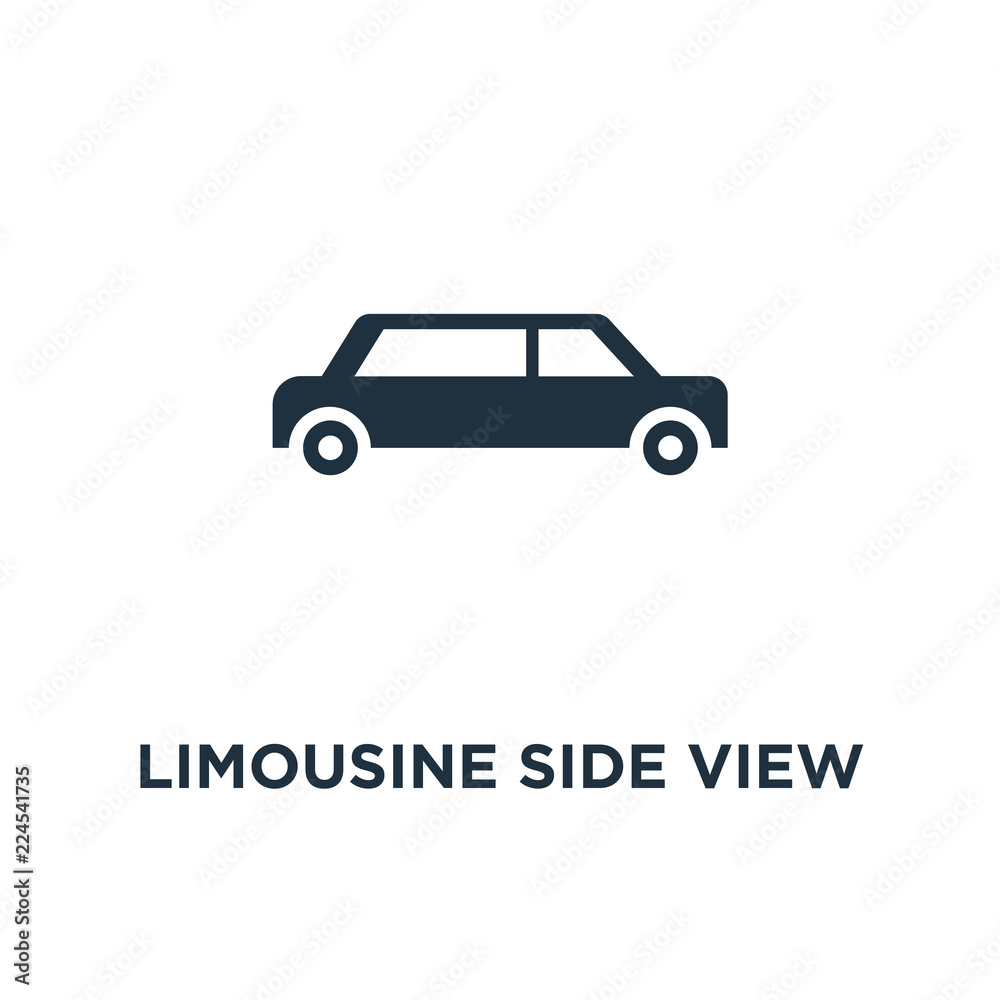 limousine side view icon