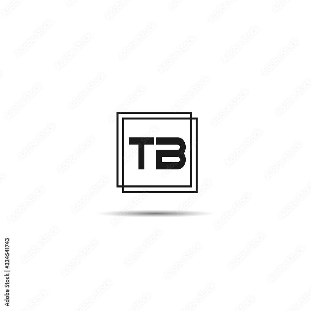 Initial Letter TB Logo Template Design Initial Letter TB Logo Template Design