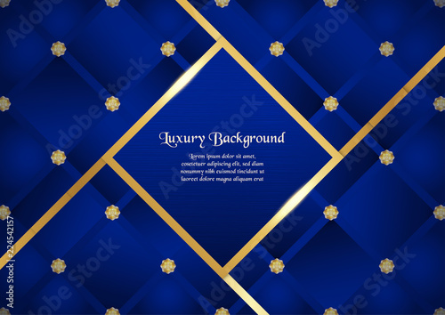 Luxury packaging template in modern style for wine cover, beer box. Vector illustration in premium concept. EPS 10.