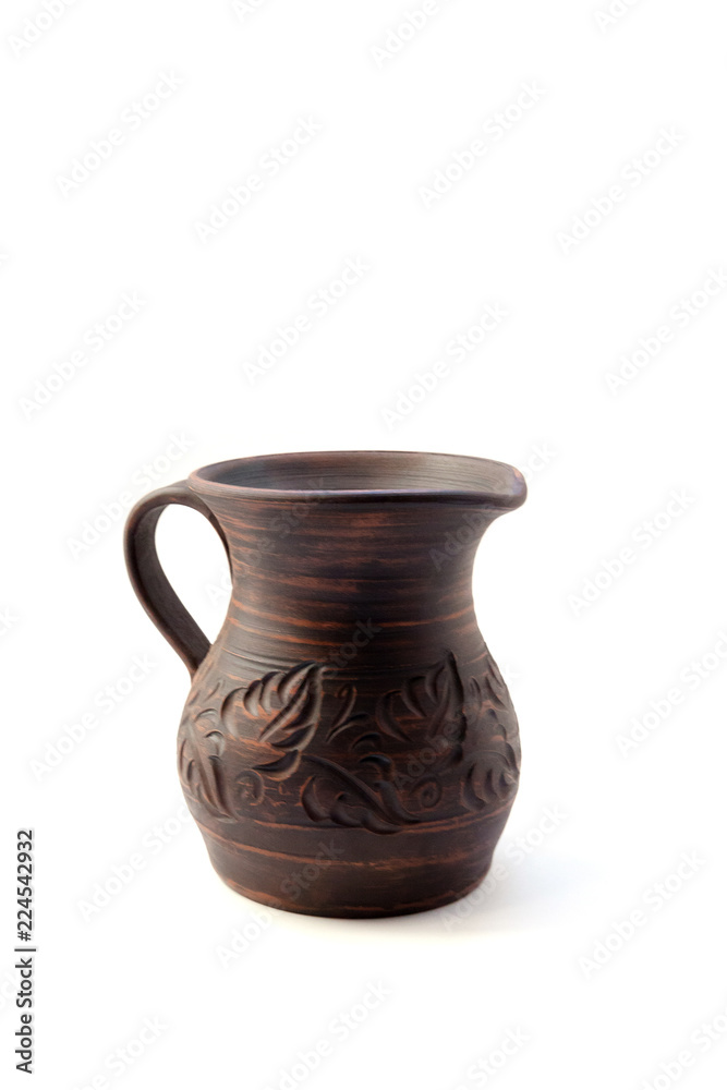 jug of brown color