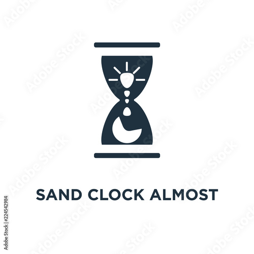 sand clock almost finish icon