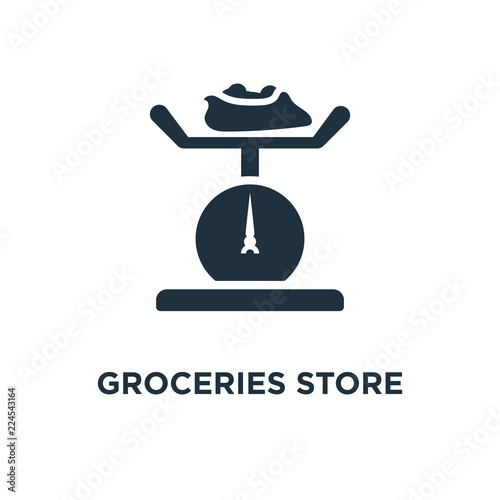 groceries store scale icon