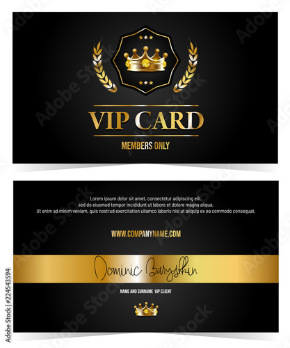 VIP card