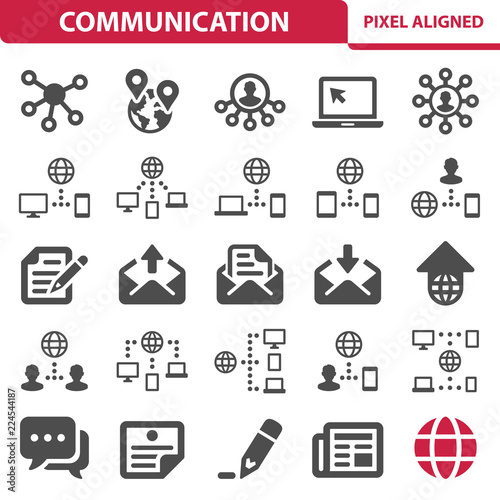 Communication & Social Media Icons