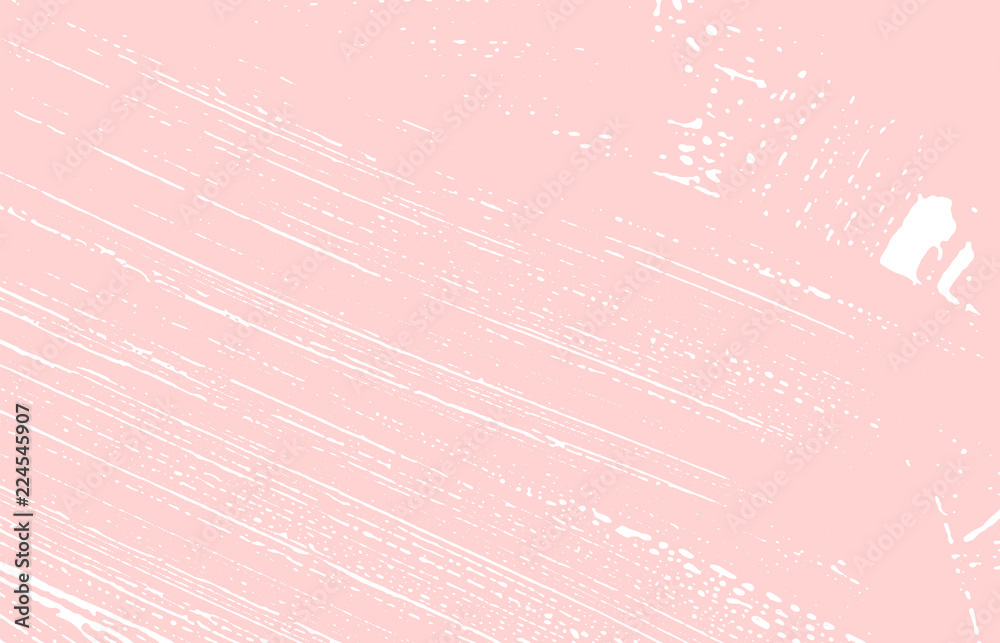 Grunge texture. Distress pink rough trace. Glamorous background. Noise dirty grunge texture. Favorab