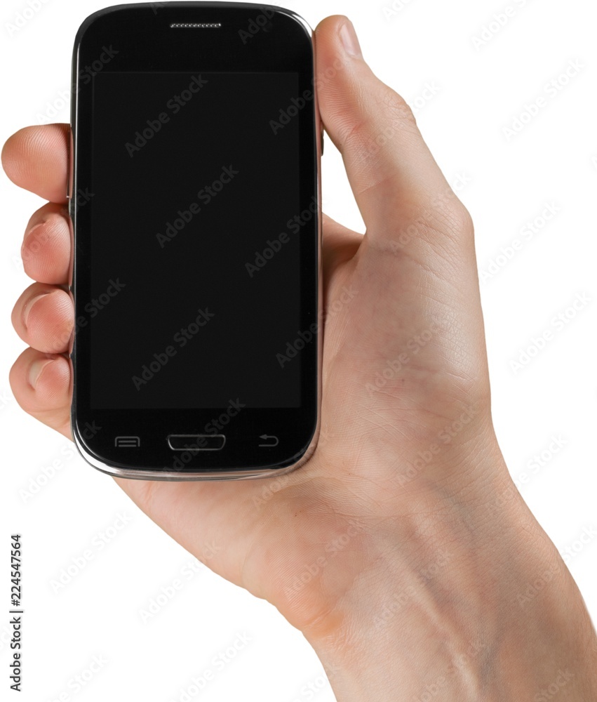 Smart phone with a blank screen Smart phone with a blank screen