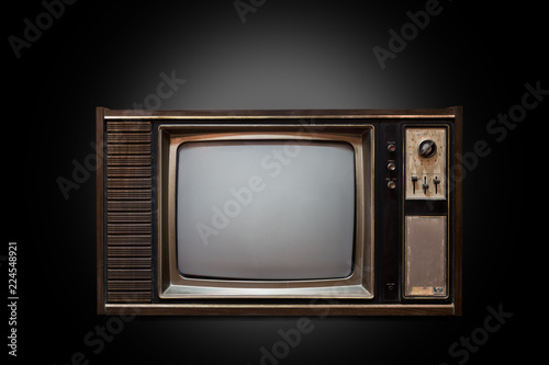 Vintage old television