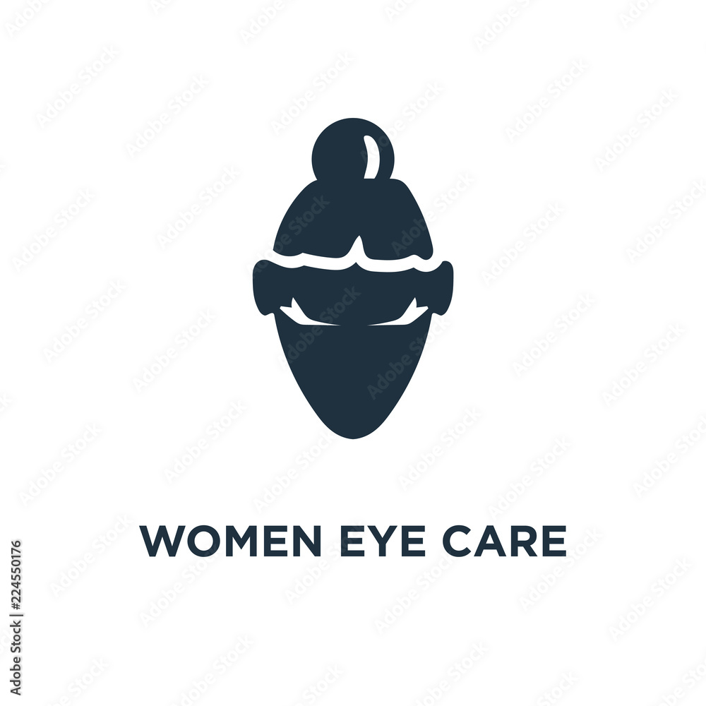 Obraz premium women eye care icon