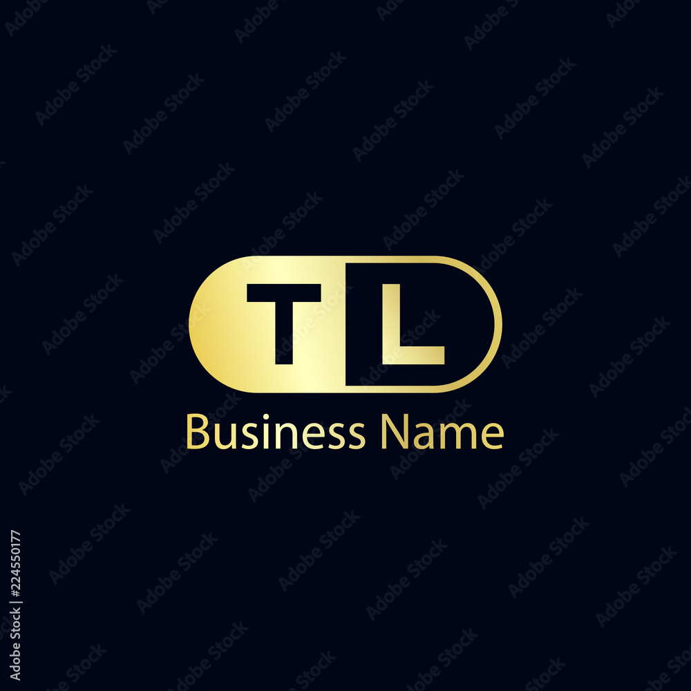 Obraz premium Initial Letter TL Logo Template Design