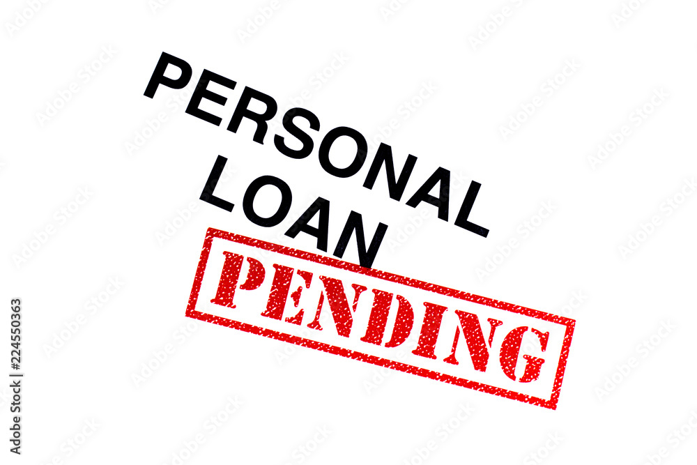 Fototapeta premium Personal Loan Pending