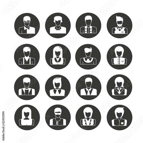 people avatar and user icons