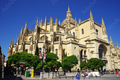 Architecture of Segovia medieval cIty, Spain, Europe