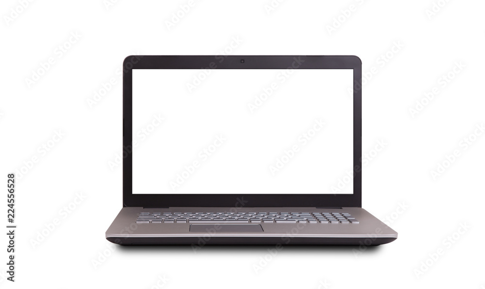 laptop with empty space isolated on white background laptop with empty space isolated on white background