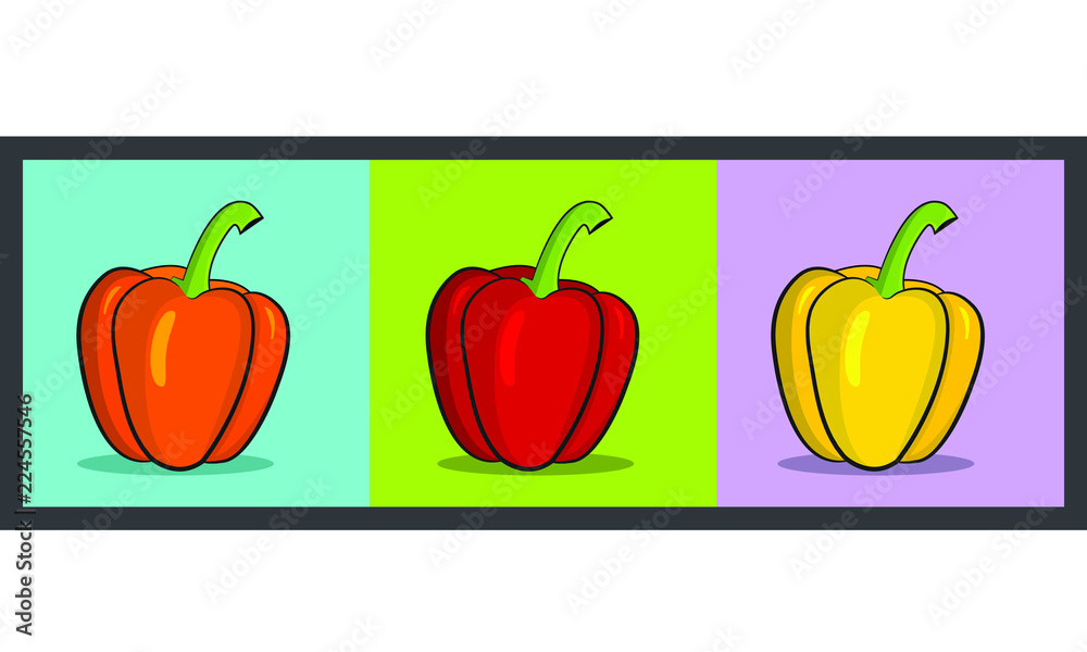 Set of 3 Peppers Set of 3 Peppers