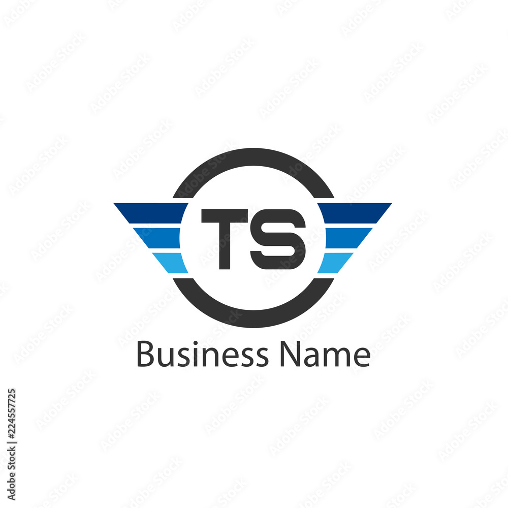 Initial Letter TS Logo Template Design Initial Letter TS Logo Template Design